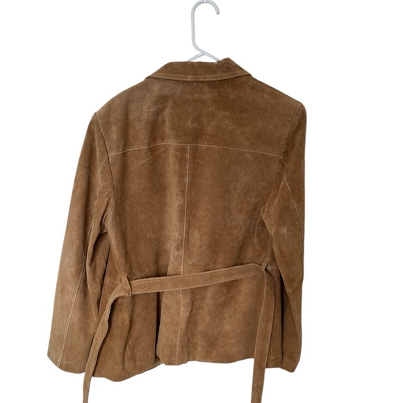 Wilsons Suede Leather Maxima Tan Jacket size Large - Picture 2 of 13